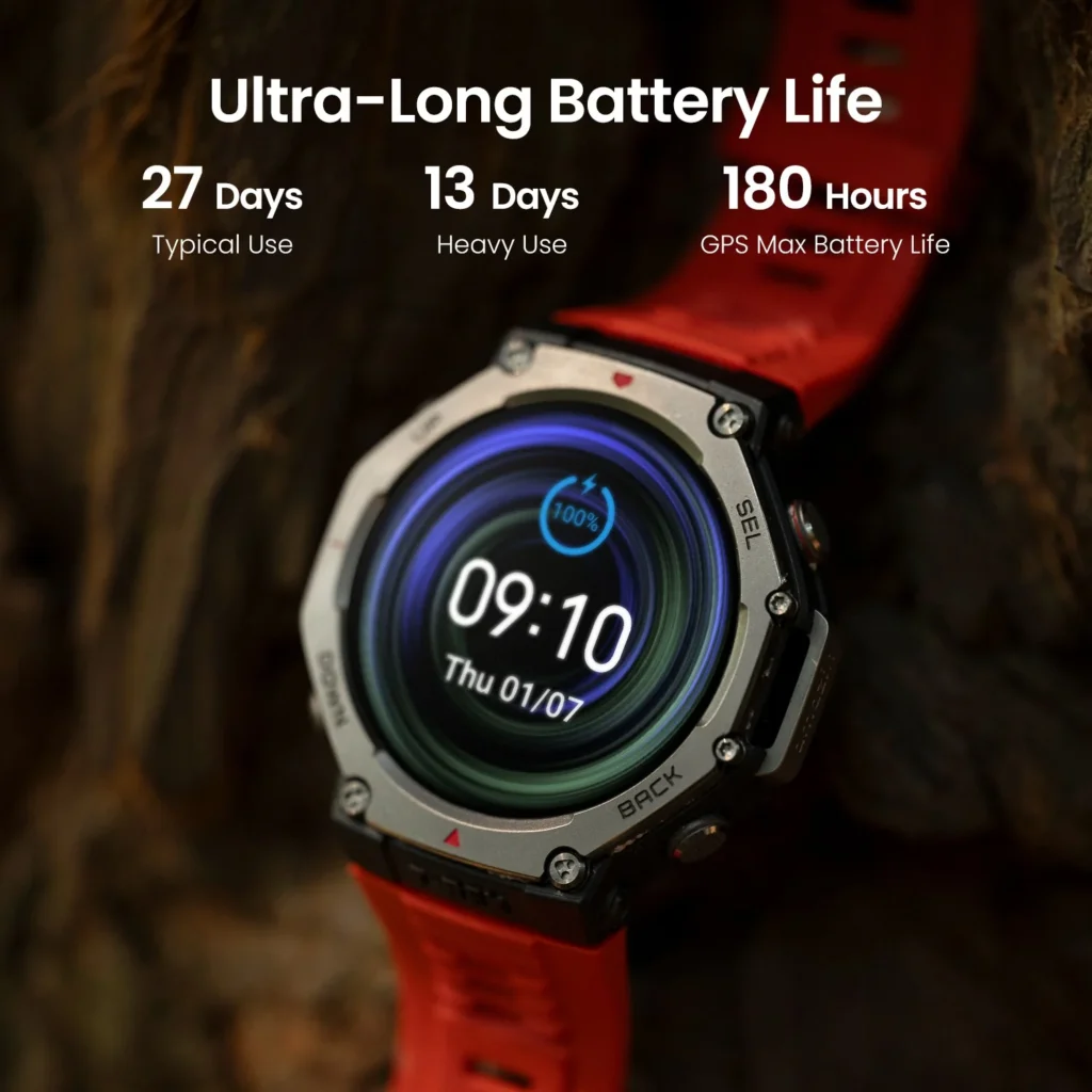 Amazfit T-Rex 3 in Lava Red Launches for Valentine’s Day in India