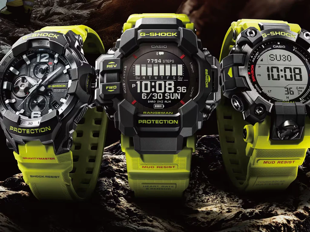 Casio Launches G-Shock Master of G Watches with Heart Rate Monitor