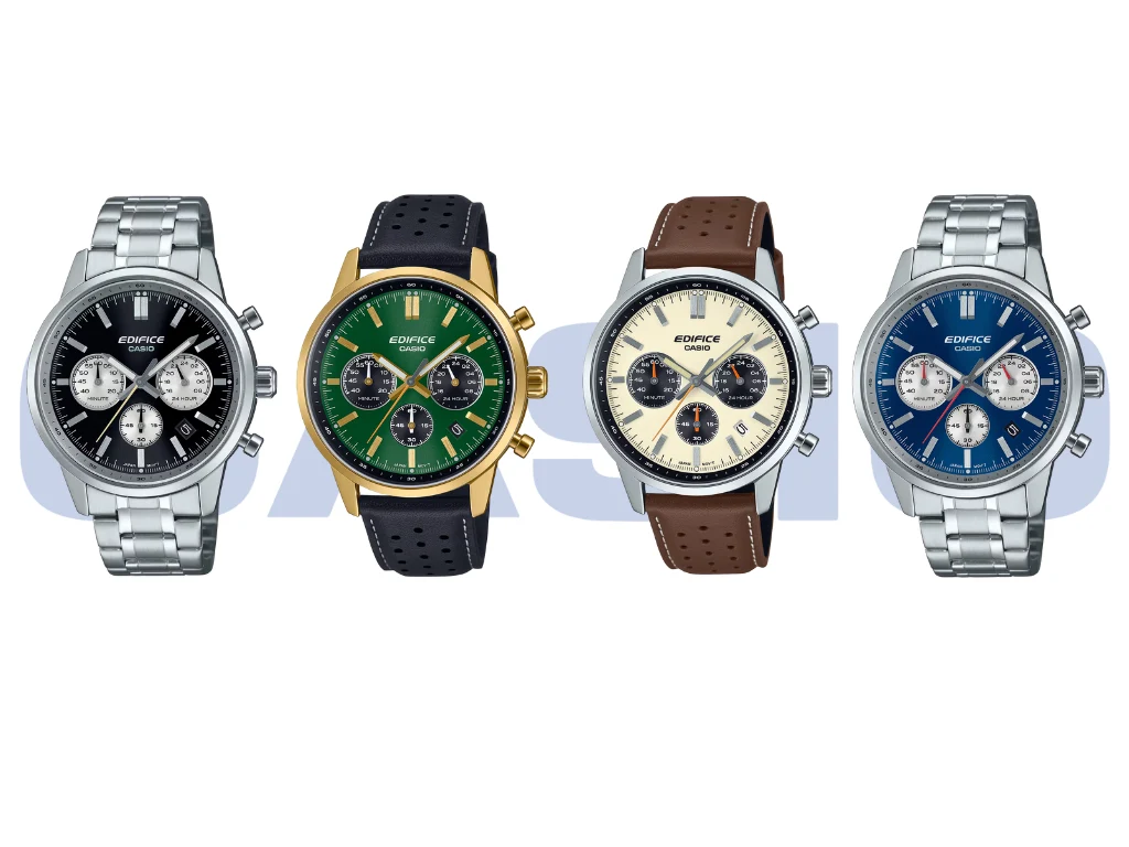 Casio Edifice EFR-575 Chronographs Inspired by Classic Sports Cars