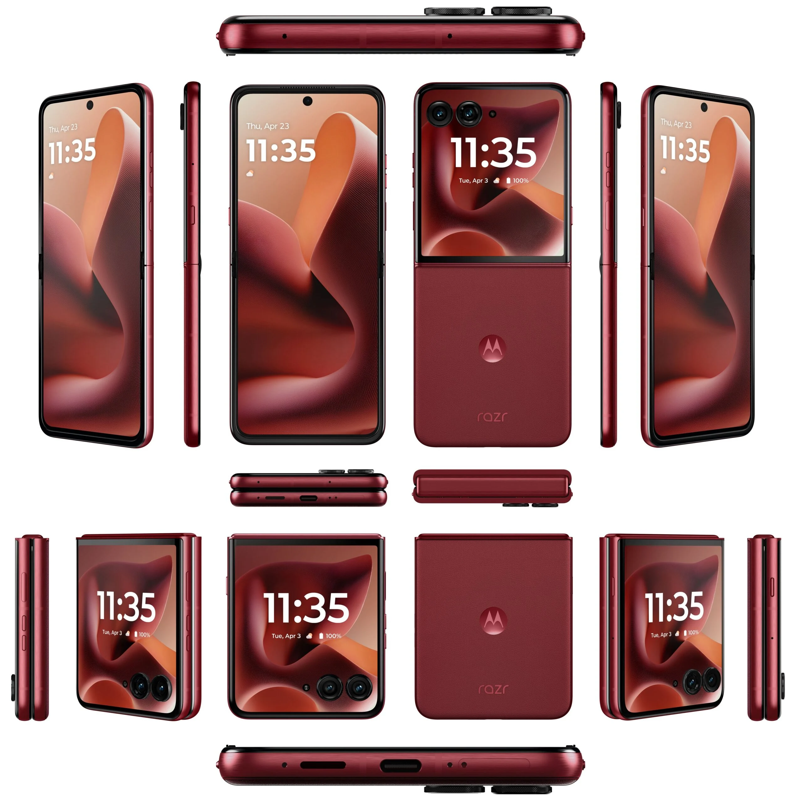 Motorola Razr 60 Ultra Leaks: Stunning Rio Red Vegan Leather Design