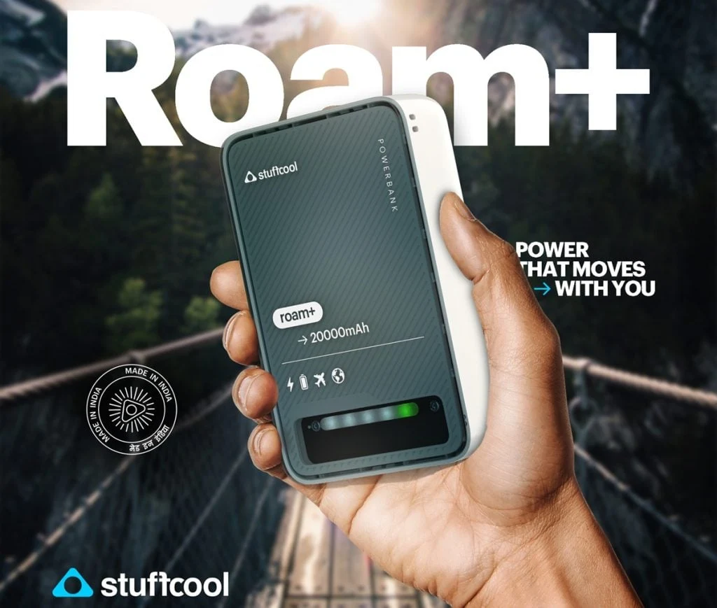 Stuffcool Roam+ Launches in India: 20,000mAh Mini Powerbank