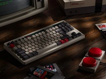 8BitDo Retro Mechanical Keyboard Supports European Layouts for Gamers