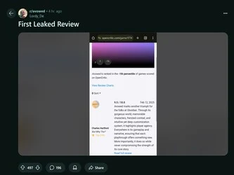 Avowed Review Leaked Before Tomorrow's Embargo Date
