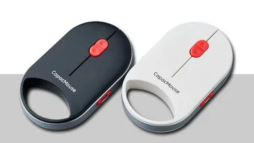 CapacMouse Pro: Compact Wireless Mouse Without Scroll Wheel