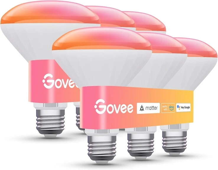 Govee Unveils Affordable Matter-Compatible BR30 E26 Smart Bulbs