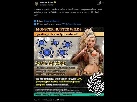 Monster Hunter Wilds Gemma Giveaway: Free Armor Shards Available