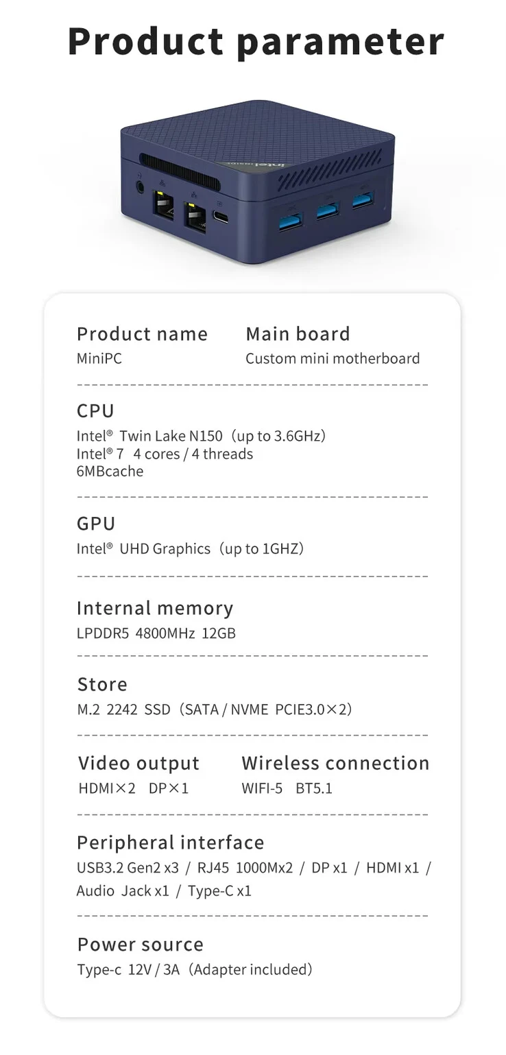 ZX06 Launches: Affordable Mini PC with Intel Twin Lake CPU