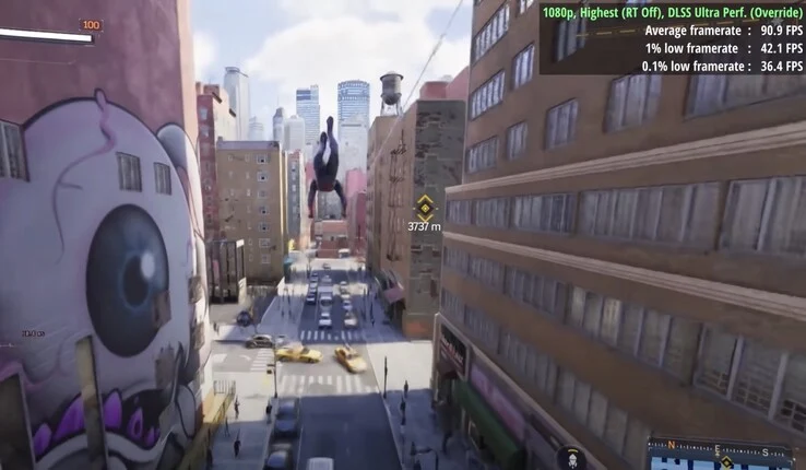 Marvel's Spider-Man 2 PC: 90 FPS at 1080p with RTX 4060 DLSS 4