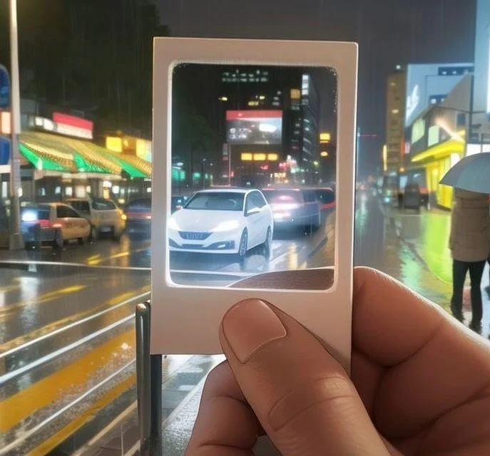 Quirky Escura InstantSnap Camera: Instant Photos with Open Frame Viewfinder