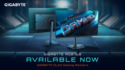 Gigabyte Launches New 240Hz 4K QD-OLED 27-Inch Monitor