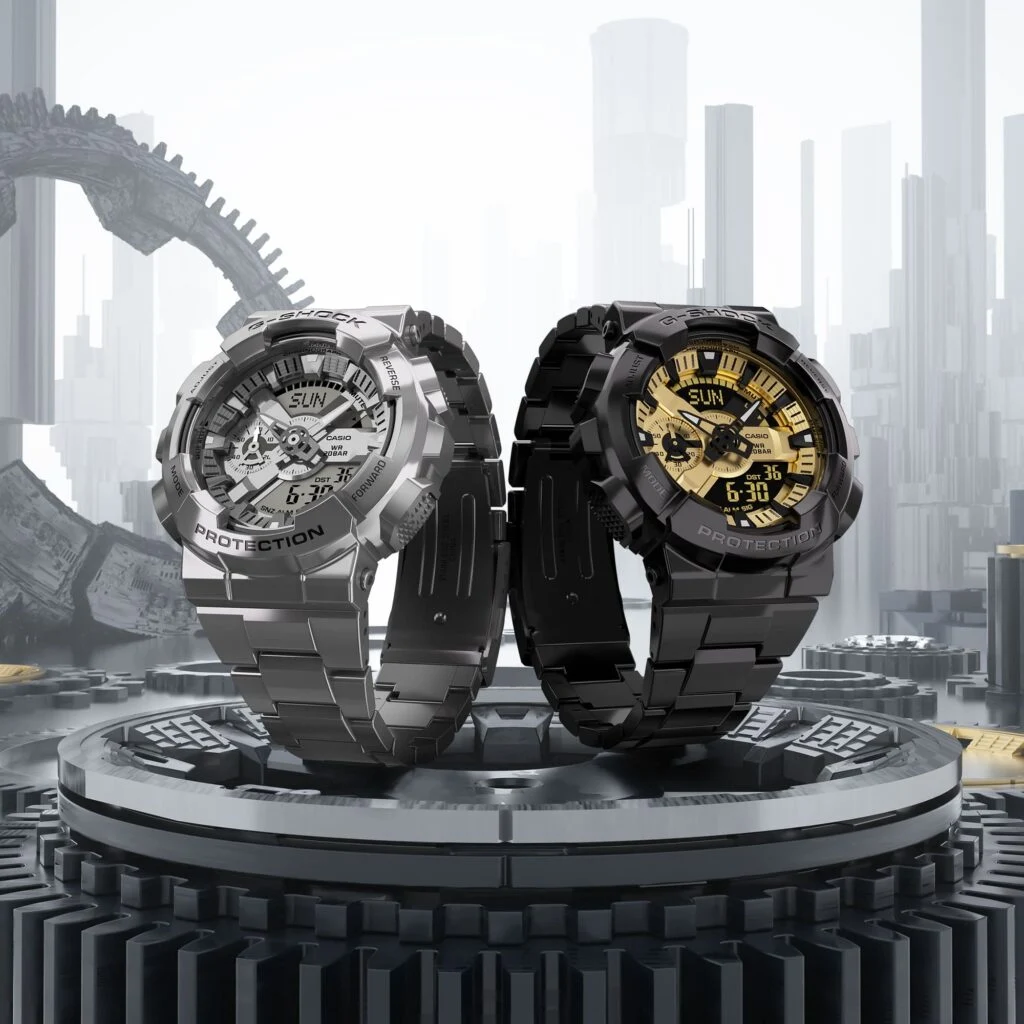 Casio G-Shock GM-110D Series Launches in Japan with Metal Finish