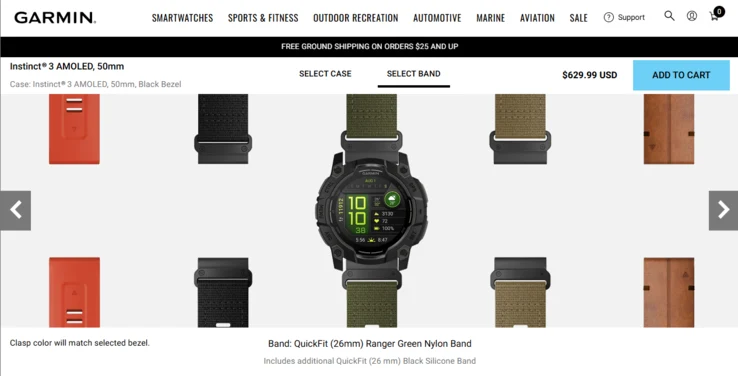 Garmin Instinct 3 Now Available in Your Watch Your Way Program