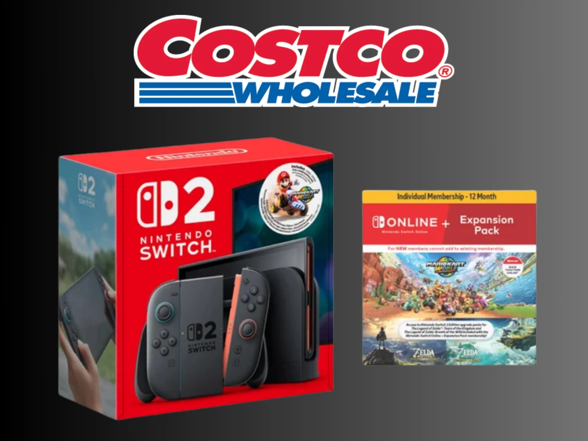 Costco Offers Mario Kart World & Switch Online Bundle at Great Price