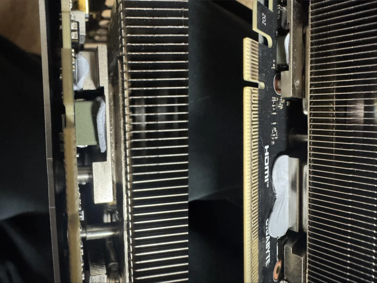 Gigabyte RTX 5080 MASTER ICE Thermal Gel Leak Issue Explained