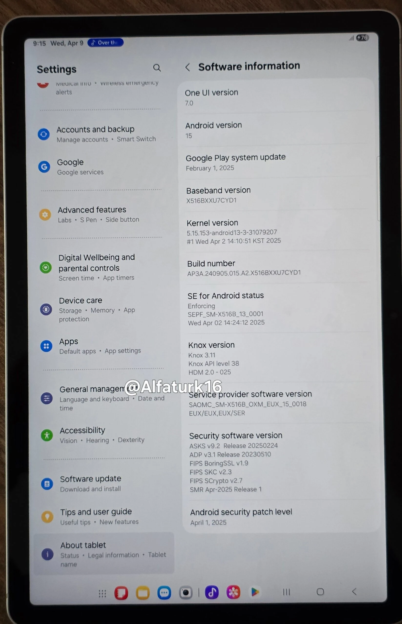 Galaxy Tab S9 FE Launches with One UI 7: Features & Details