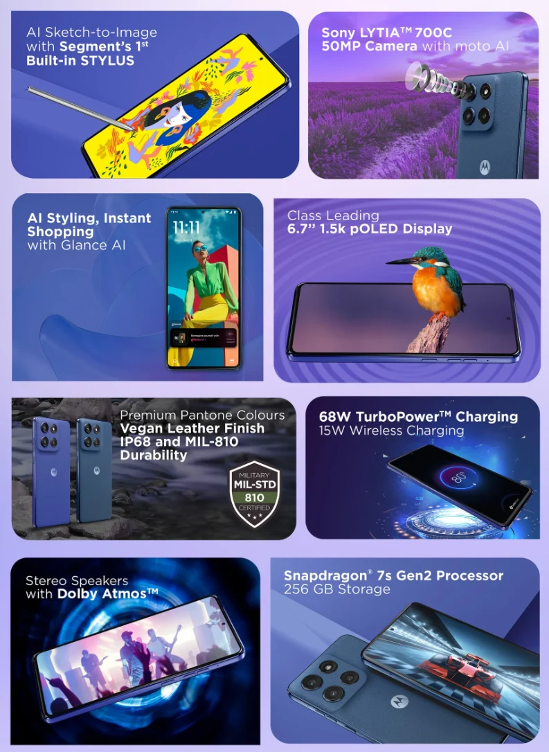 Motorola Edge 60 Stylus Launching April 15 with Snapdragon 7s Gen 2