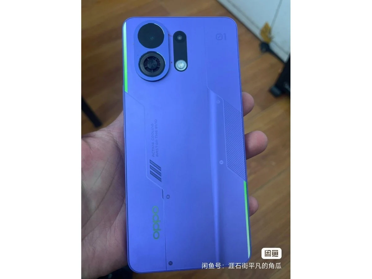 Oppo K13 Turbo Leaked Photo Shows Active Cooling and RGB Lighting