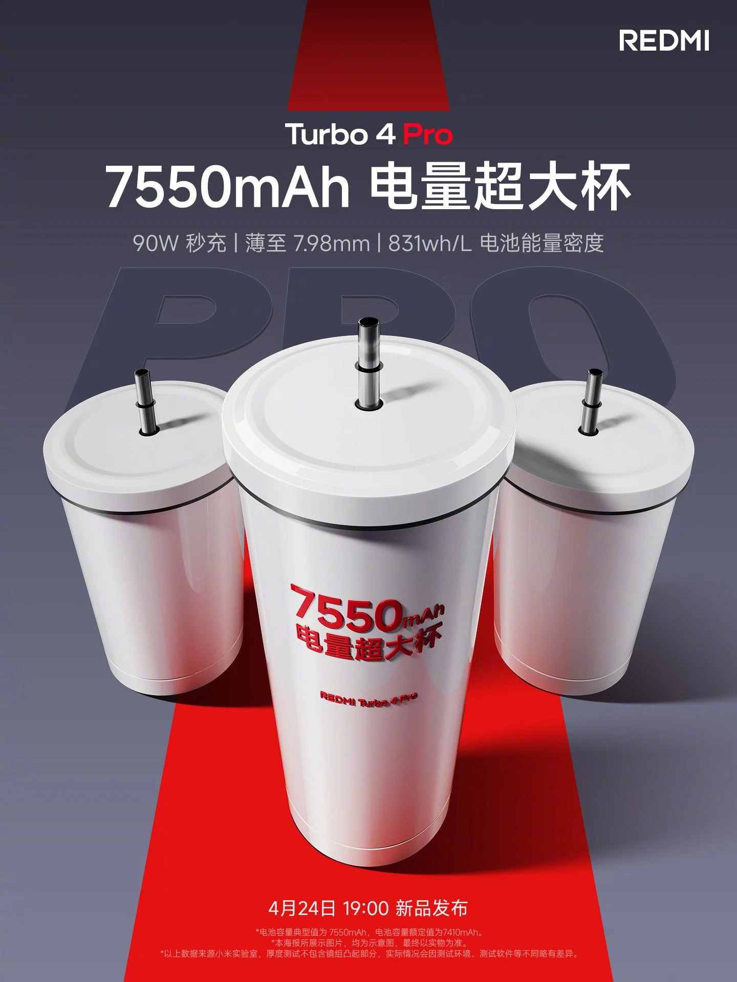 Redmi Turbo 4 Pro Geekbench: 7,550mAh Battery & 90W Charging Confirmed