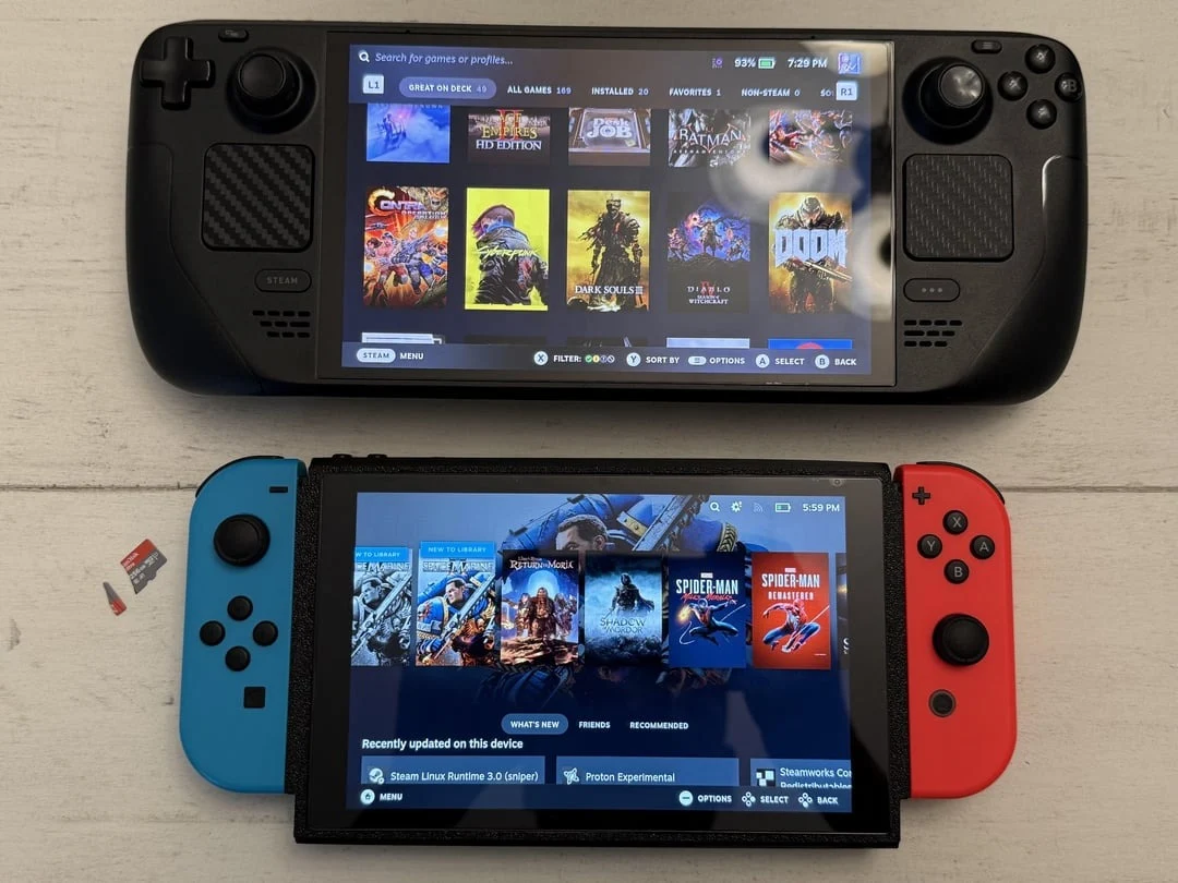 Valve Nintendo Crossover Mod Transforms Steam Deck into Switch Handheld