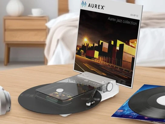 Toshiba Launches Aurex AX-RP10 Portable Wireless Record Player