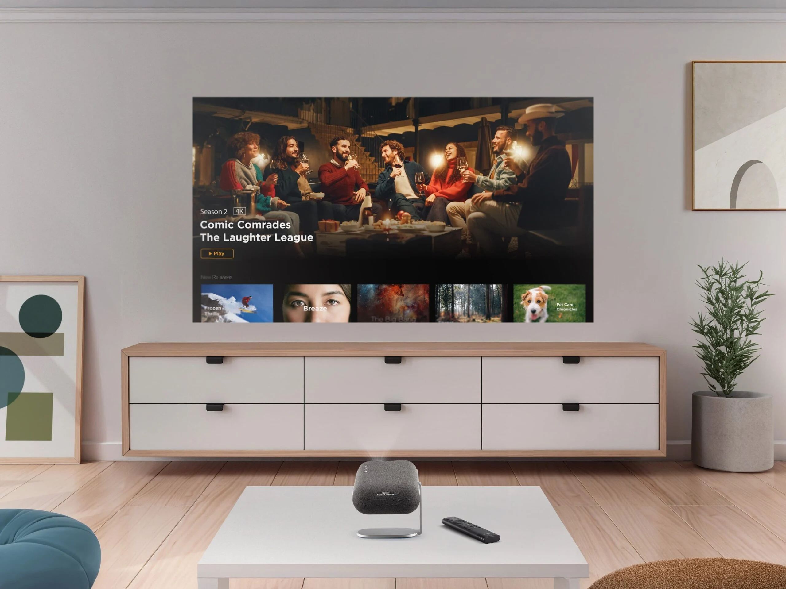 ViewSonic M1 Max 1080p Projector with Google TV and Harman Audio