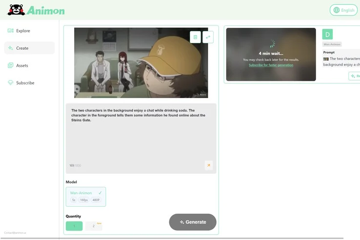 Animon.ai: Generate Anime from Photos in Just 5 Seconds