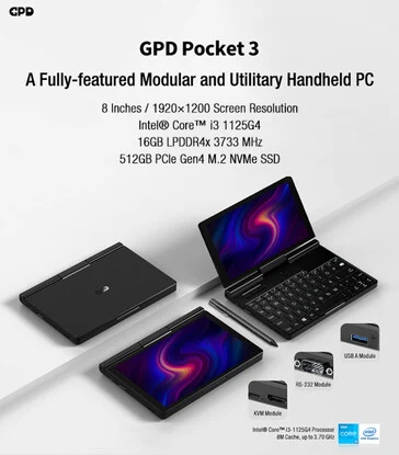 GPD Pocket 3 Refresh: New Intel Processor Upgrade Available