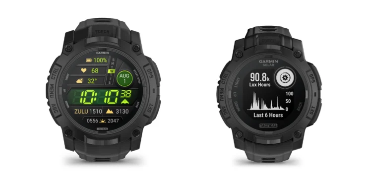 Garmin Instinct 3 Tactical Edition Smartwatch Launch with Unlimited Battery
