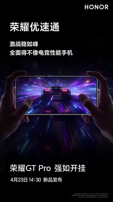 Honor GT Pro: New Details Revealed for Upcoming Gaming Smartphone