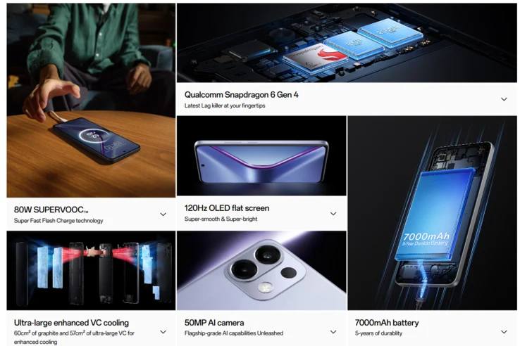 Oppo K13 5G: Affordable Smartphone with 7,000 mAh Battery