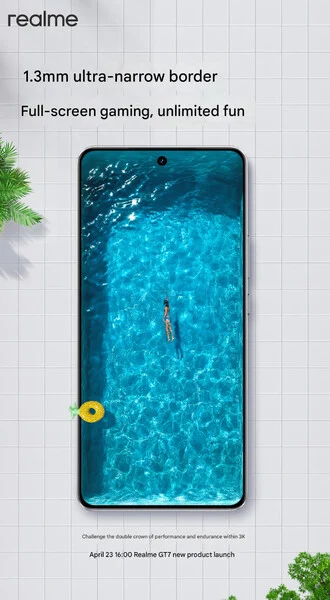 Realme GT7 5G Revealed in 3 Colors Ahead of April Launch