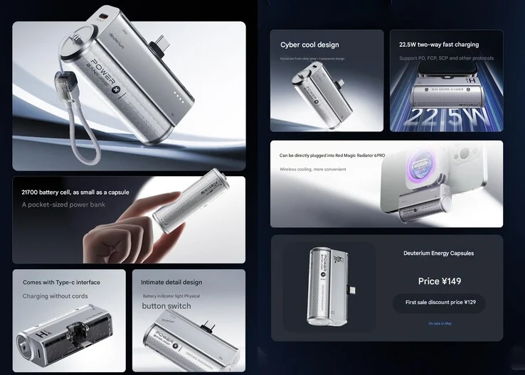 RedMagic Launches Affordable Power Bank with USB-C Plug