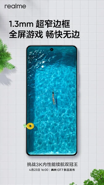 Realme GT7 5G Revealed in 3 Colors Ahead of April Launch