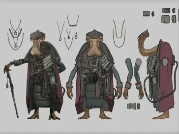 Star Wars Eclipse Leaked Images: Gungan, Zenezian, and More Models