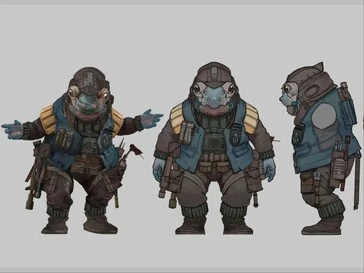 Star Wars Eclipse Leaked Images: Gungan, Zenezian, and More Models