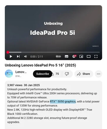 LG Gram Pro 16 and Lenovo IdeaPad Pro 5i with Nvidia RTX 5050/5060
