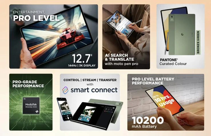 Motorola Moto Pad 60 Pro: New Android Tablet with 144Hz Display