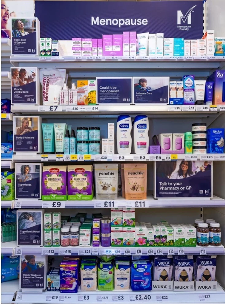 Tesco Offers Menopause Support with QR-Code Health Education