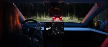 Tesla Spring Update: Model Y Gains Adaptive Headlights & 12V Outlets