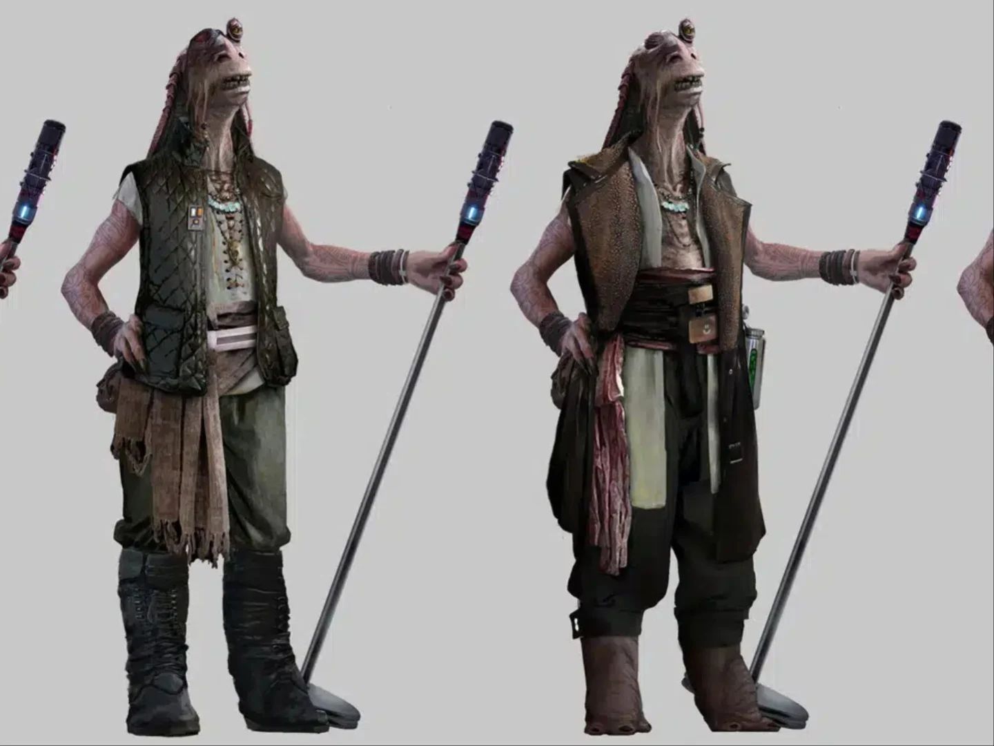 Star Wars Eclipse Leaked Images: Gungan, Zenezian, and More Models