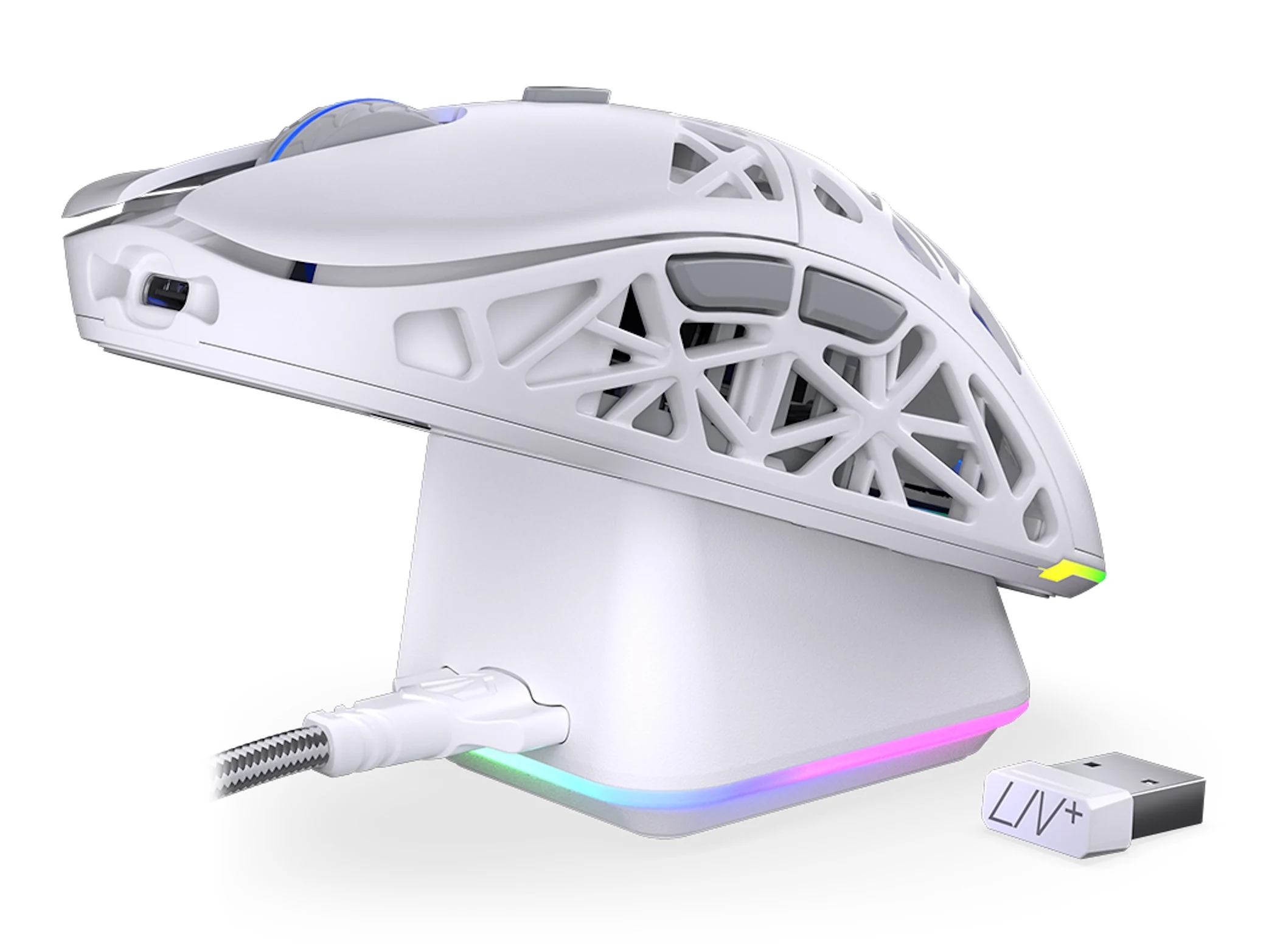 Endorfy Liv: Ultra-Light Wireless Gaming Mouse with Docking Station