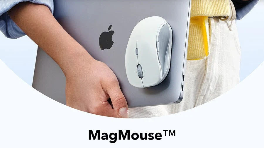 ESR Unveils Magnetic Mouse with Built-in Charging Cable
