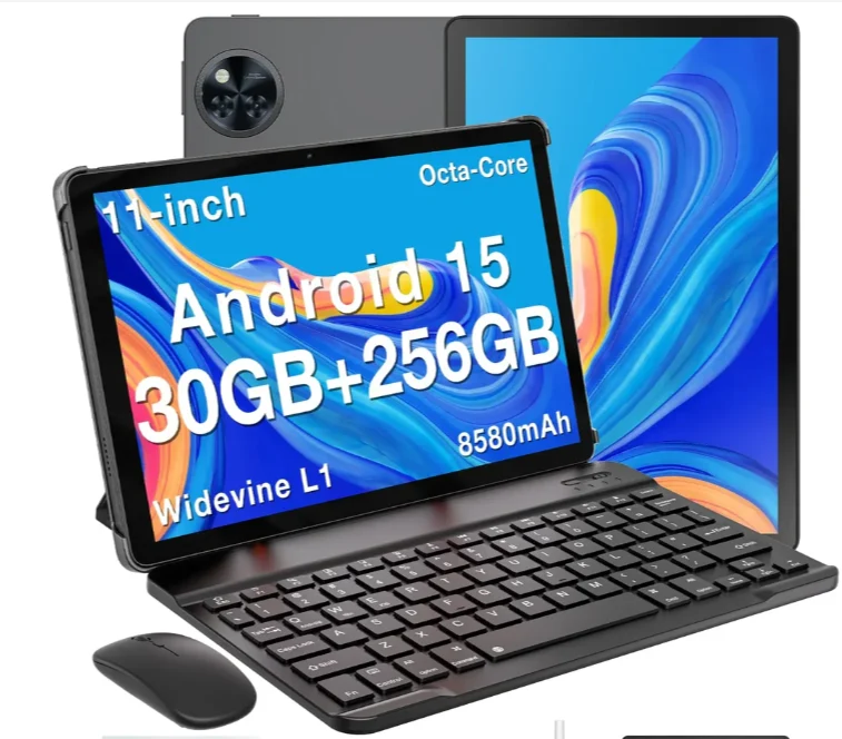 DOOGEE U11 Pro Tablet: 30GB RAM, 8580mAh Battery, Stylish Design