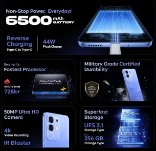 iQoo Z10 and Z10x Launch: Top Batteries and Flat Displays