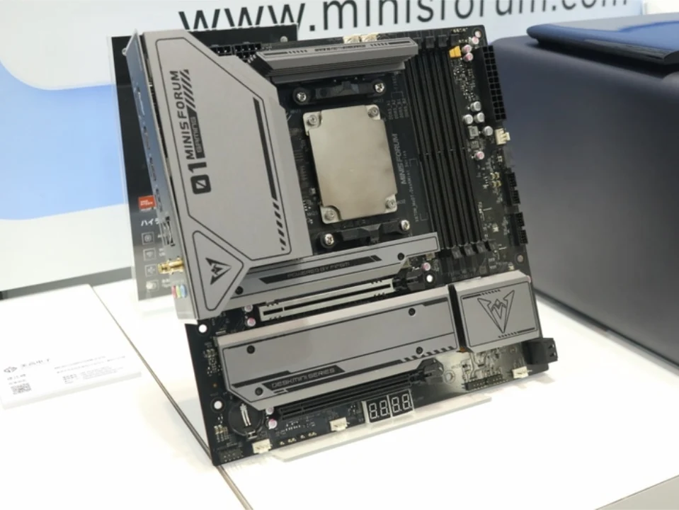 Minisforum DeskMini F1FGM Micro-ATX with Ryzen 9 9955HX Preview
