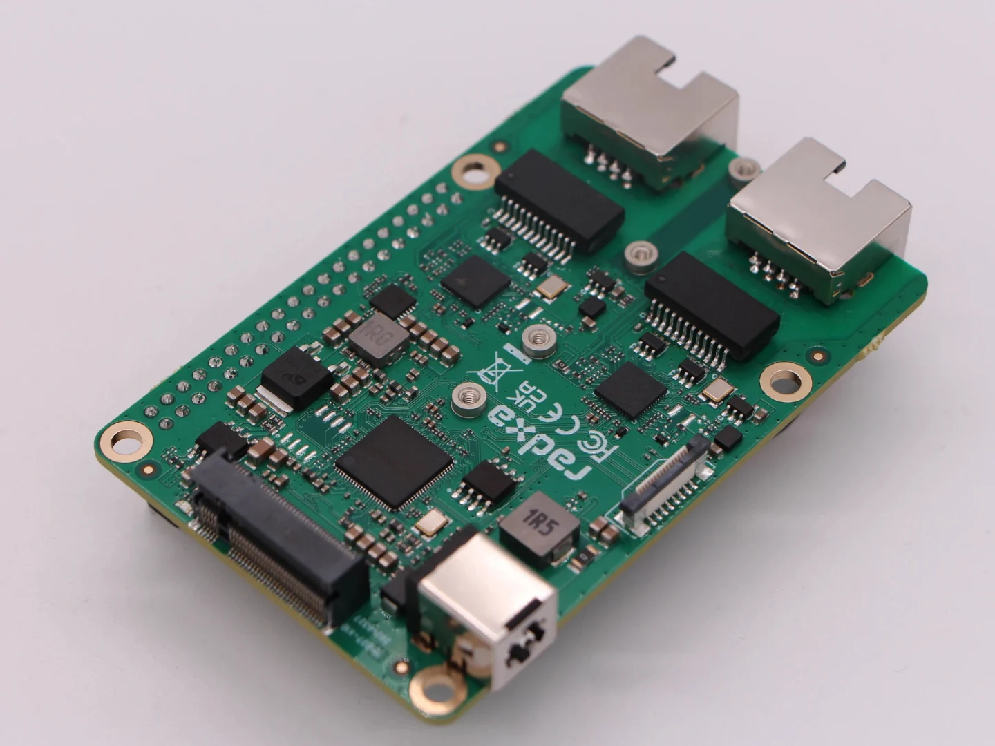 Radxa Dual 2.5G Router HAT for Raspberry Pi with NVMe SSD Support