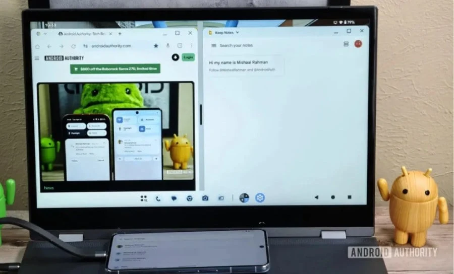 Google's Version of Samsung Dex: First Look at New Features