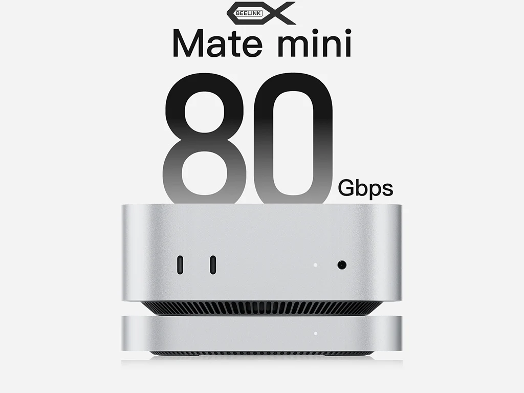 Beelink Mate Mini Dock for Mac Mini Supports Up to 16TB Storage