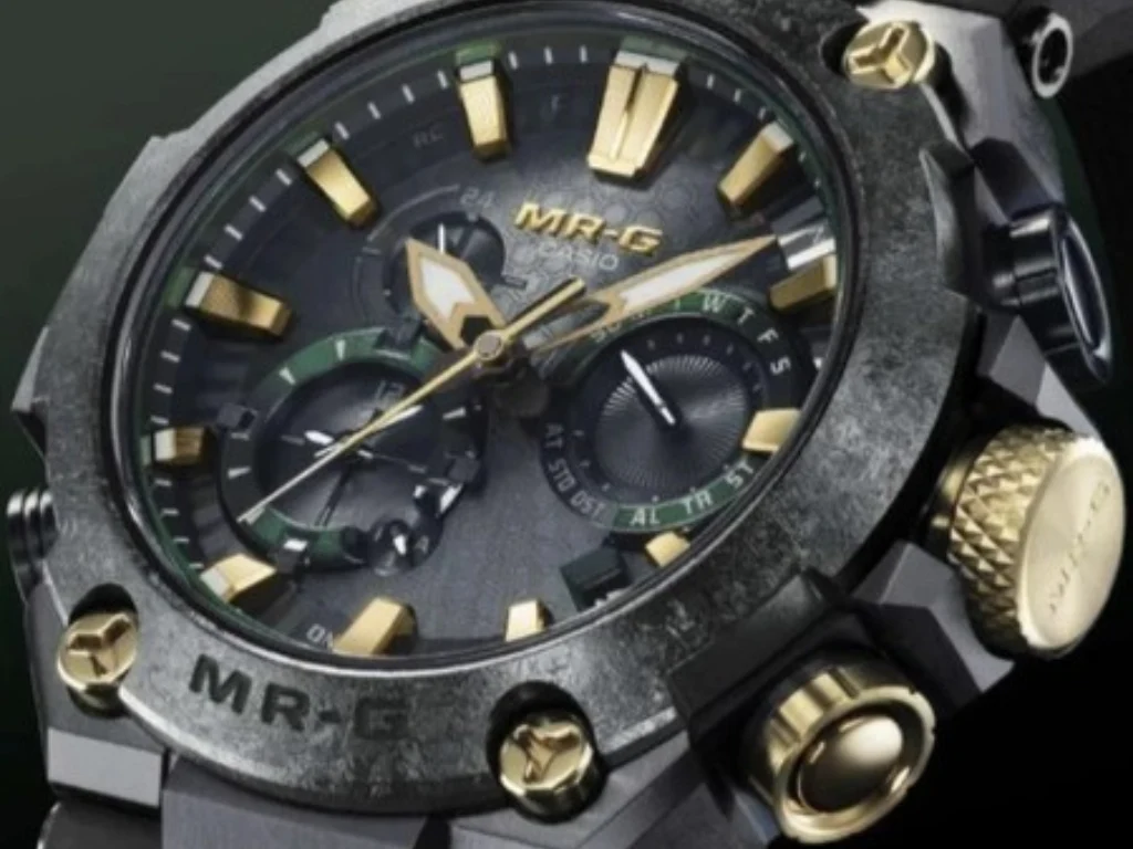 New Casio MRG-B2000RG-3A: Premium Watch with Titanium Bezel