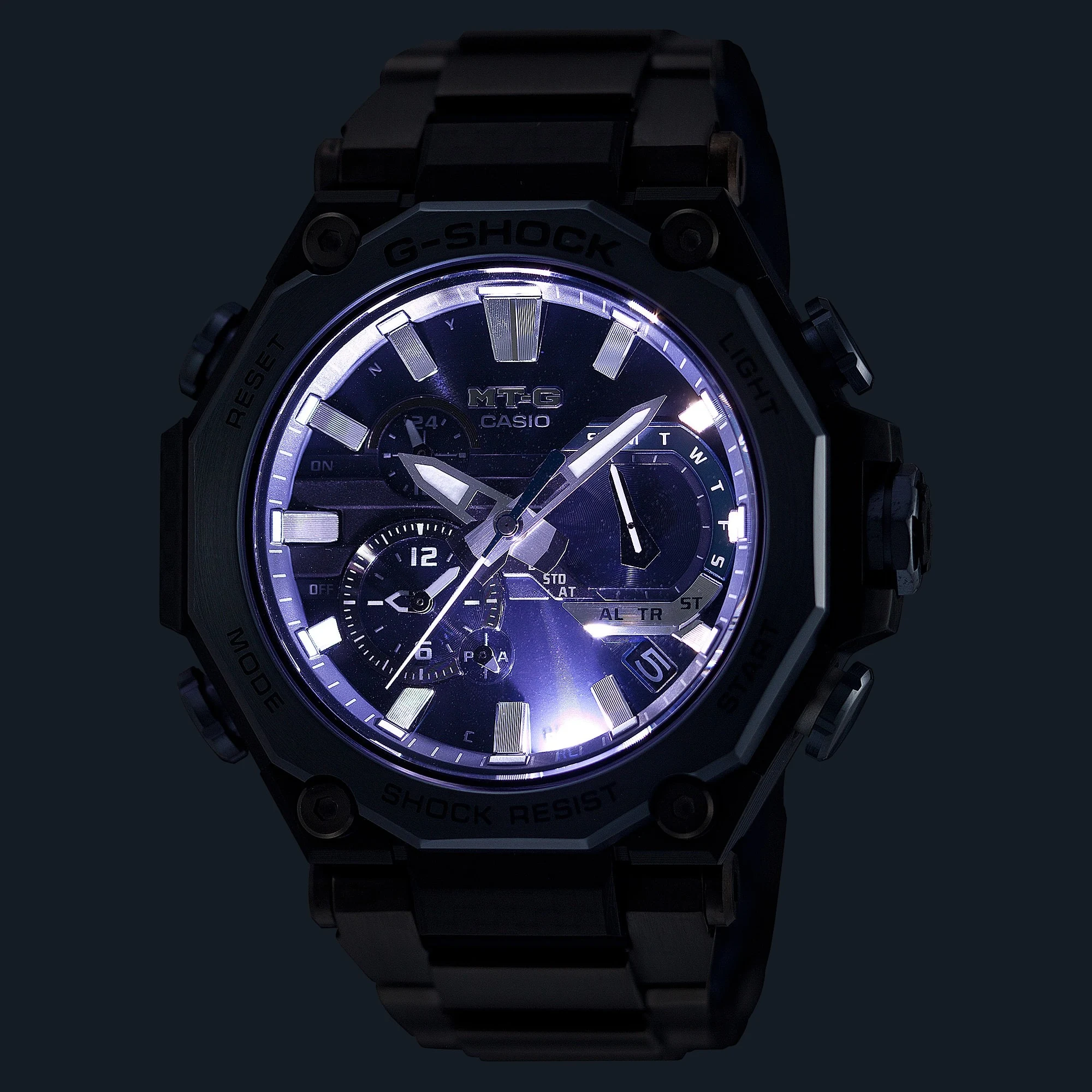 Casio G-Shock MTG-B2000YBD-2A: Carbon, Bluetooth, Solar in Japan